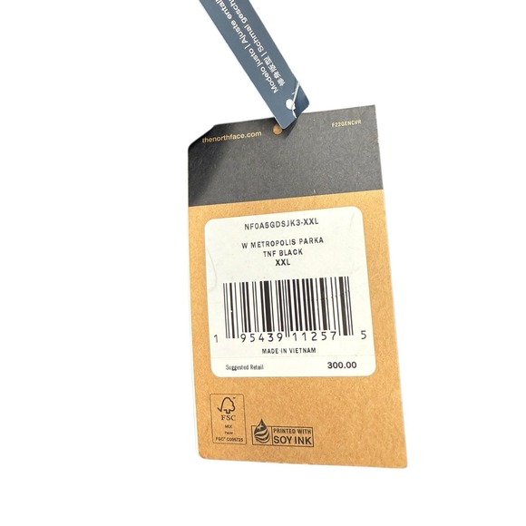 The North Face Women's Metropolis Parka in TNF Black, size 2XL - Picture 4 of 4